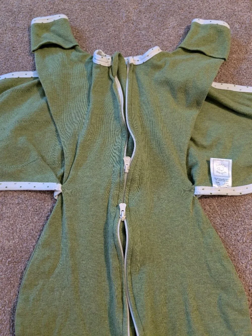 Swaddle Designs Omni Swaddle Sack green small 0-3 months